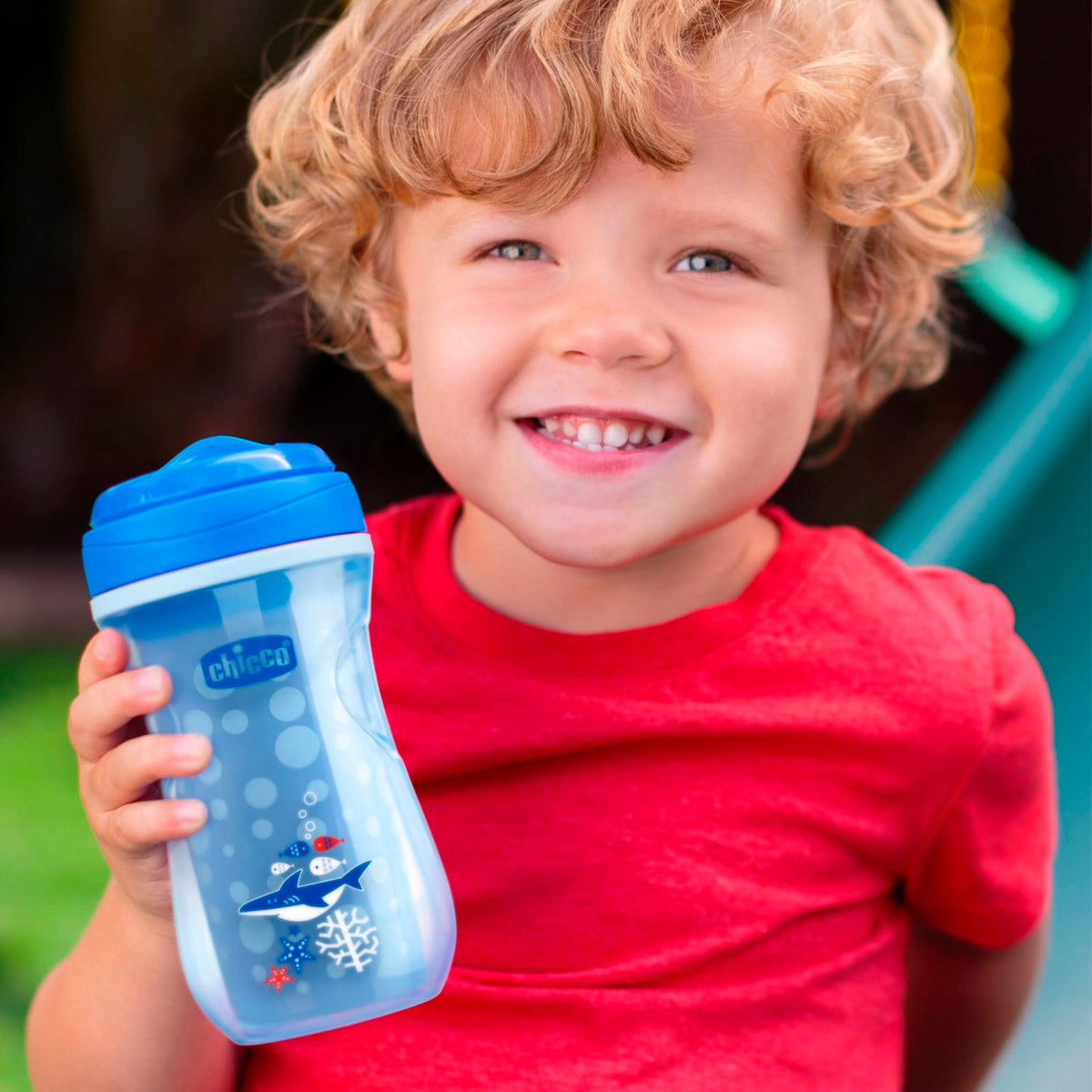 כוס שתייה צ'יקו ספורט טורקיז | Chicco Active Cup +14M Turquoise