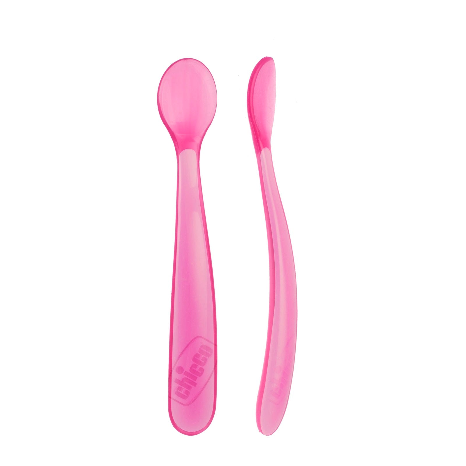זוג כפיות סליקון רכות צ'יקו טורקיז | Chicco Two Soft Silicone Spoon Summer Nature