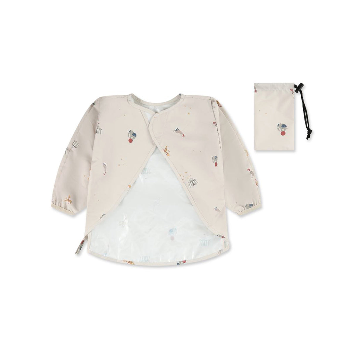 סינר אוכל עם שרוולים מיננה ליין אבן  מודפס | Minene Wonderland Stone Print