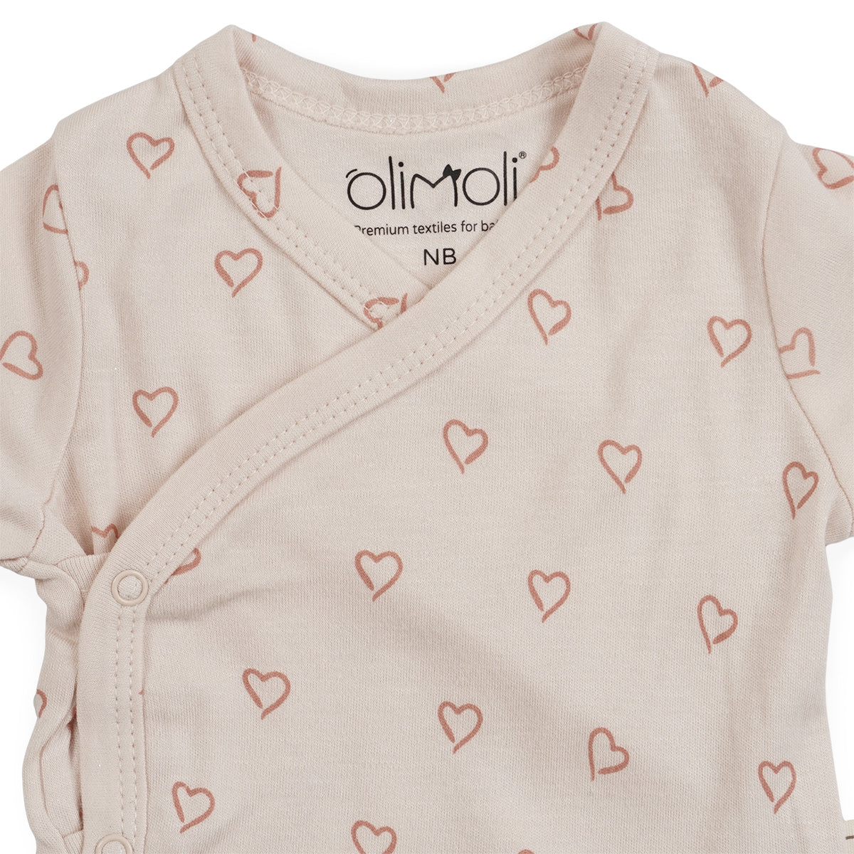 מארז זוג בגדי גוף אולימולי מודפס בנות NB | Olimoli Baby Body Suit 2 PCS