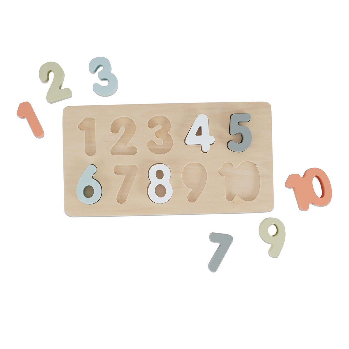 פאזל מספרים מעץ דייניז | Dainy's Wooden Number Puzzle