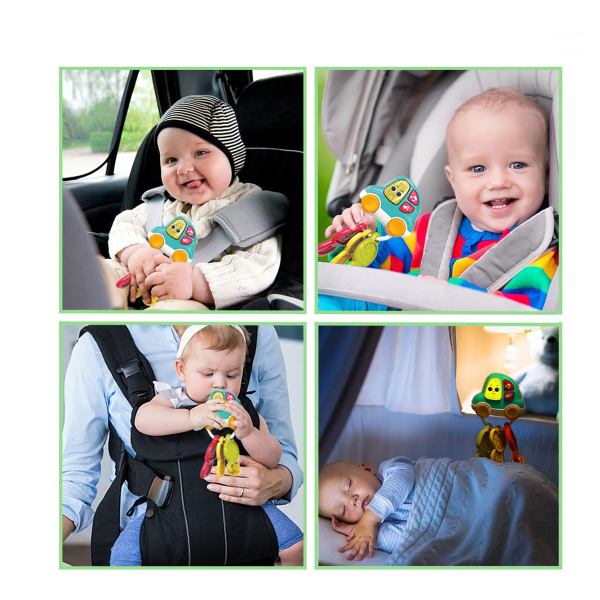 נשכן הולה טויס מחזיק מפתחות לרכב מוזיקלי | Hola Toys Musical Car Keychain