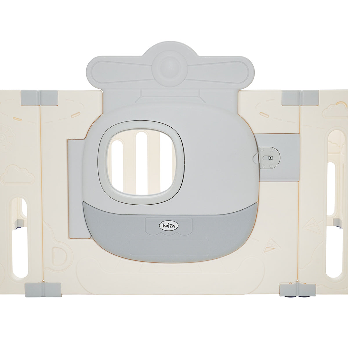 גדר פעילות לתינוק טוויגי ‏‏‏‏לבן/אפור | Twigy My Playspace White/Grey