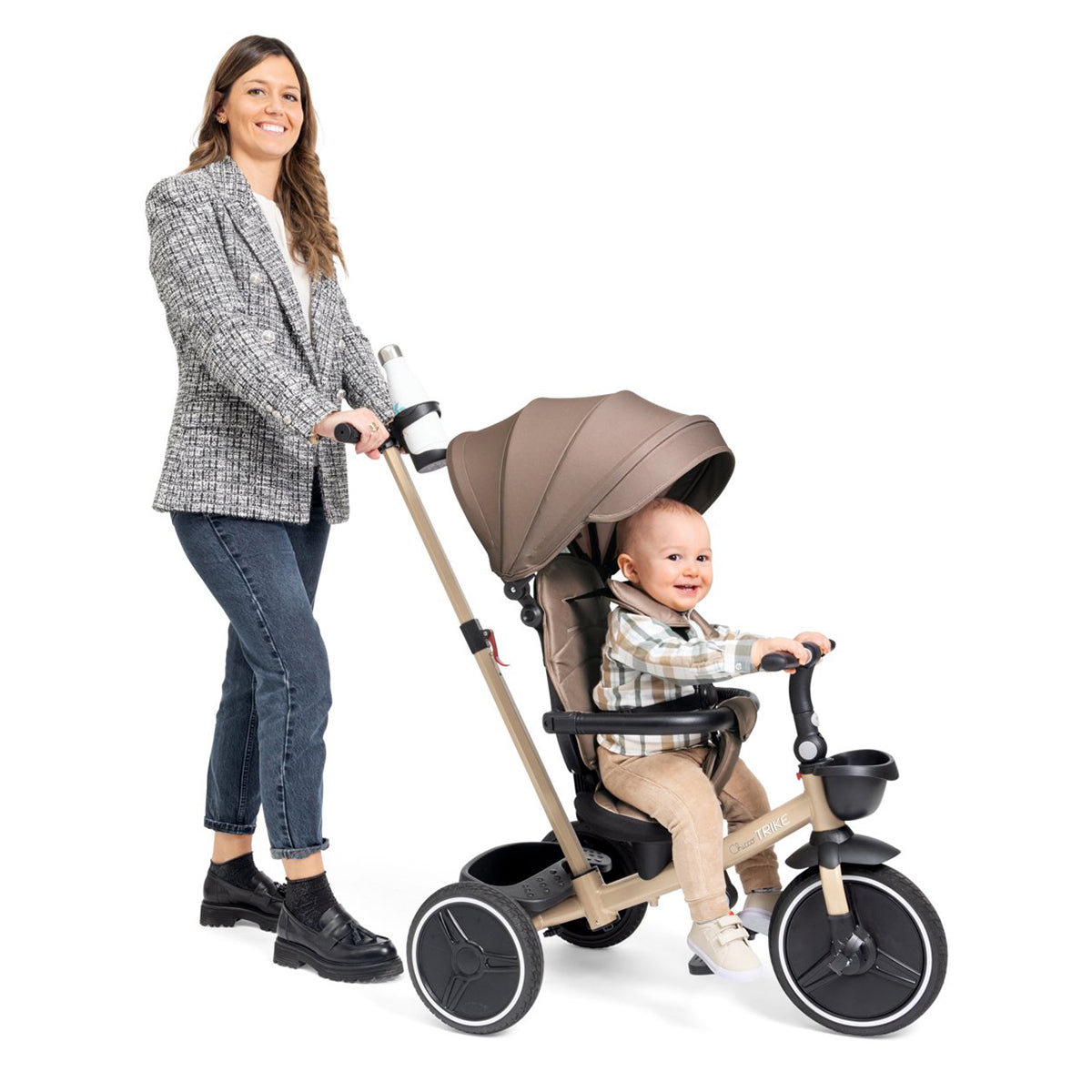 תלת אופן מתקפל 4 ב-1 צ’יקו בז׳ | Chicco trike 4 in 1 Beige