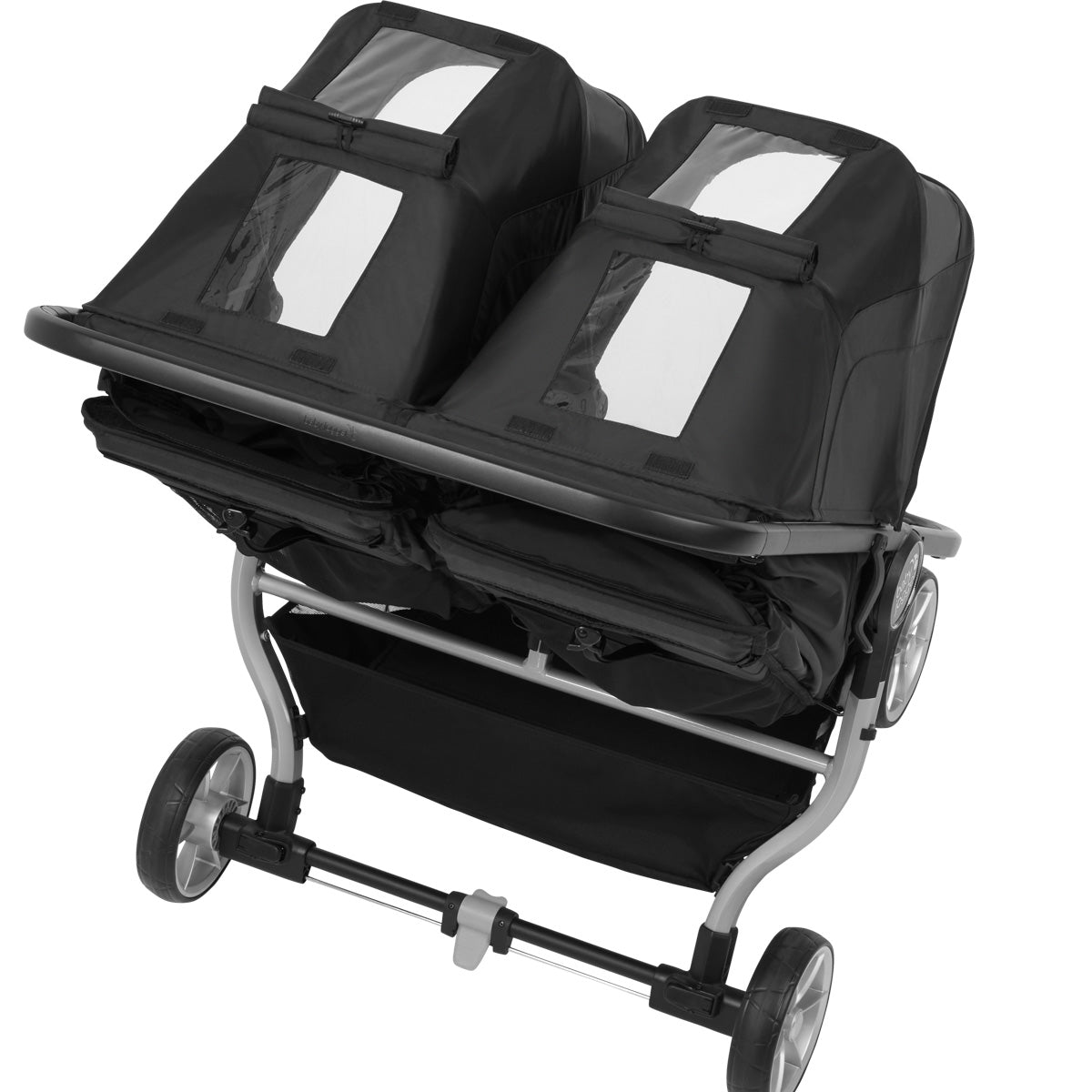 עגלת תאומים בייבי ג'וגר סיטי מיני 2 אפור | Baby Jogger City Mini® 2 Double Slate