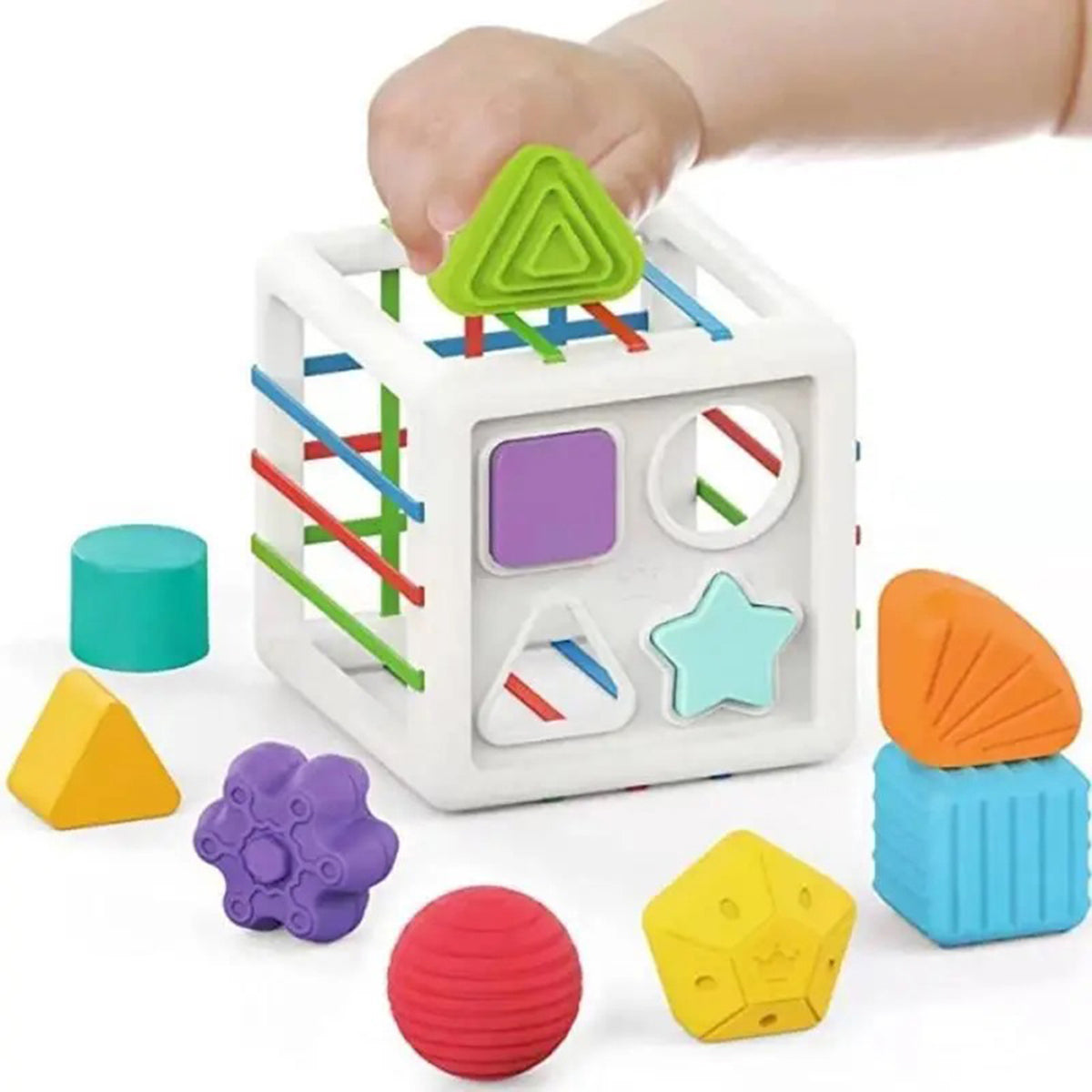 תיבת מיון צורות האנגר | Huanger Shape Sorting Baby Toy