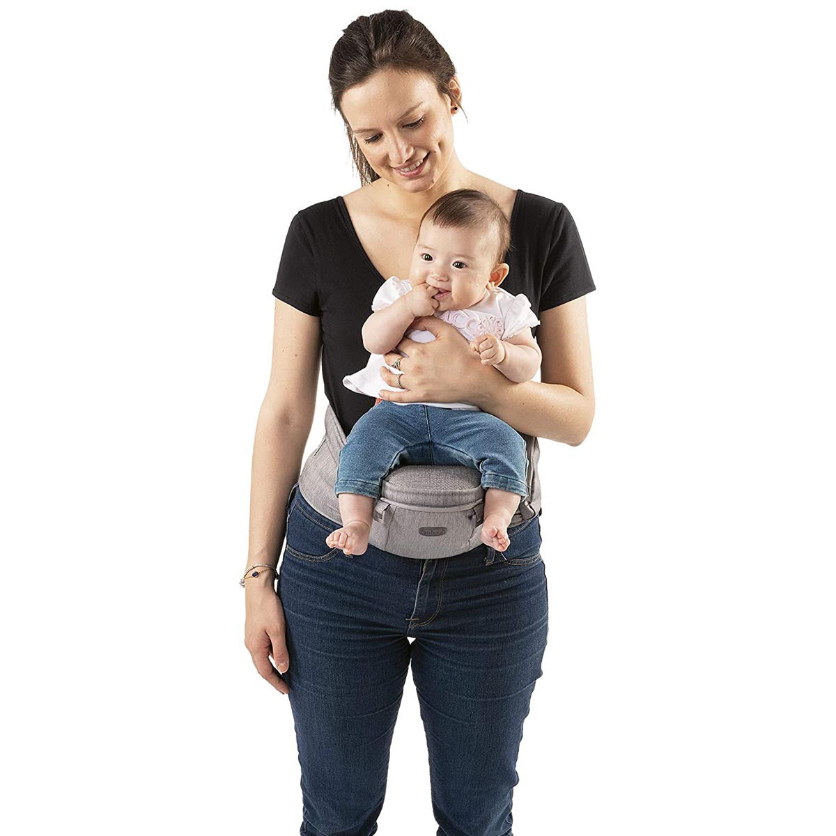 מנשא חזה לתינוק צ'יקו היפ סיט שחור | Chicco Hip Seat Carrier Pirate Black