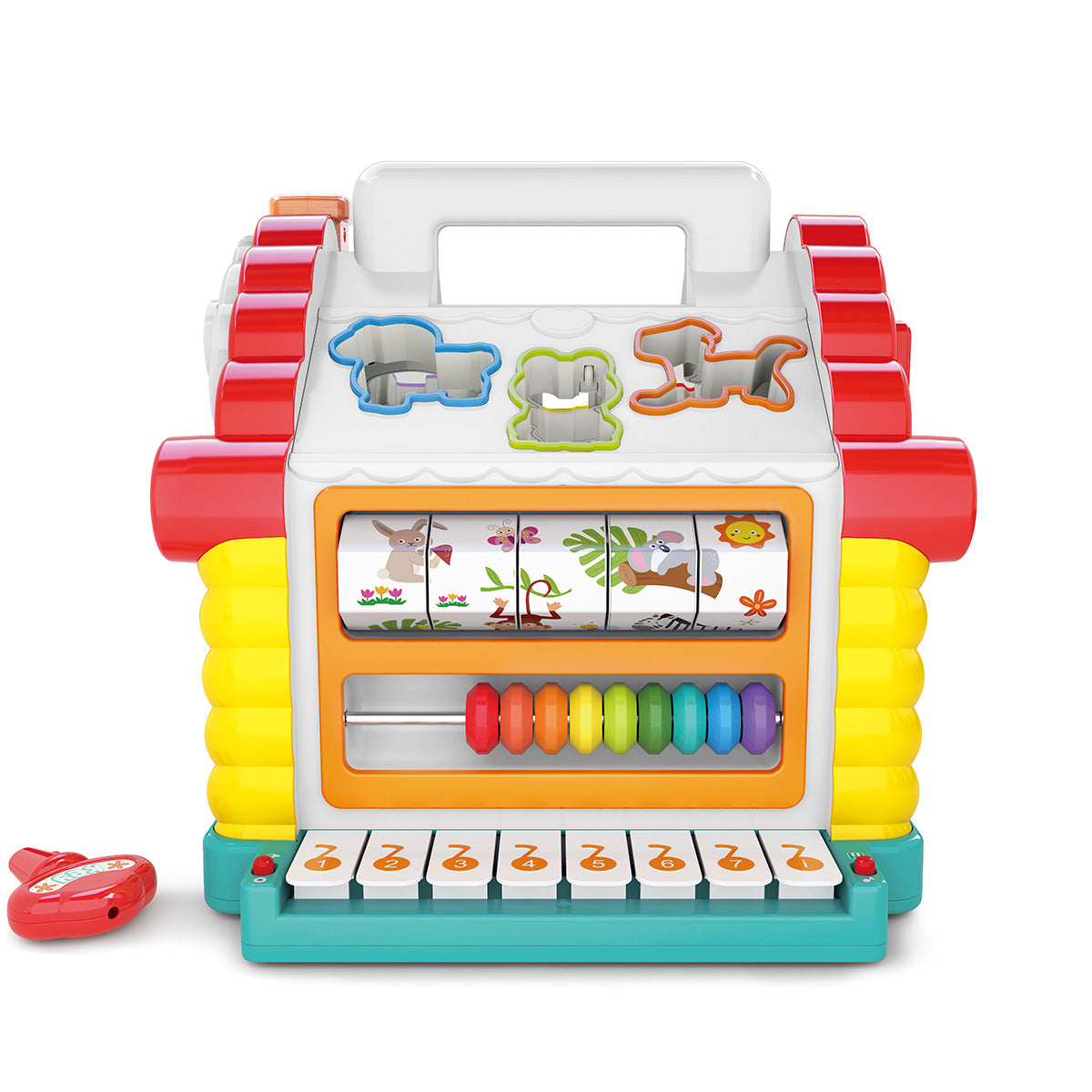בית פעילות עם קוביות ומיון צורות הולה טויס | Hola Toys Activity House Shape Sorter