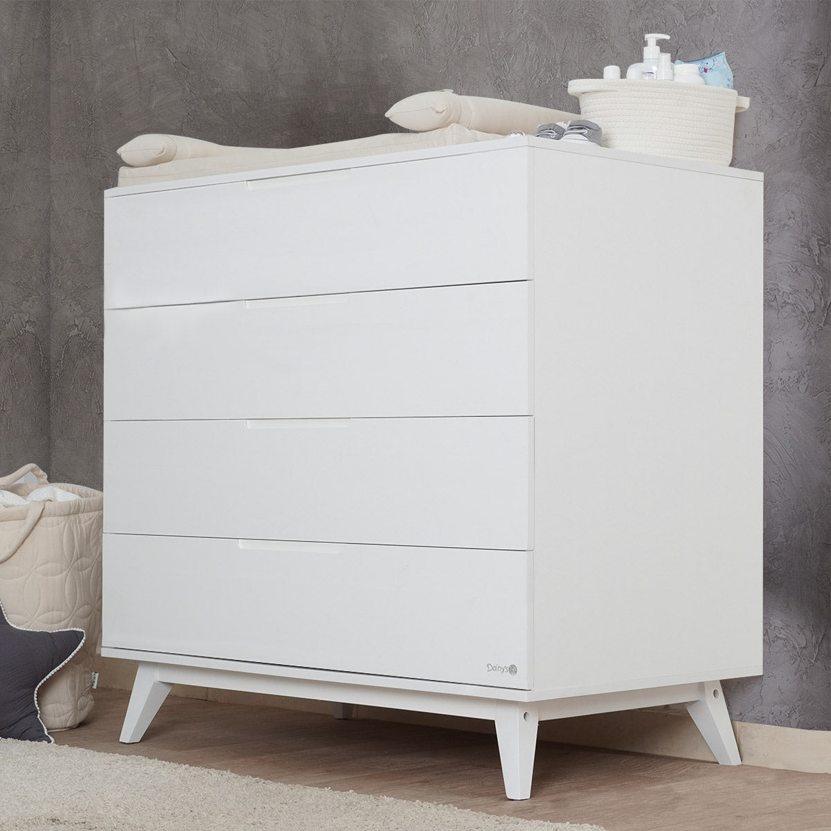 שידת אחסנה דייניז קלואי 100 ס"מ לבן קלאסי | Dainy's Chloie™ Dresser Classic White