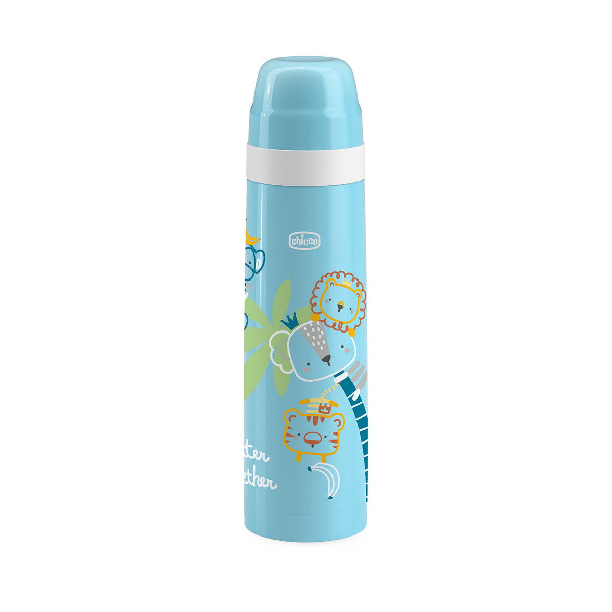 תרמוס / בקבוק נירוסטה צ'יקו 500 מ"ל ירוק לבן | Chicco Thermal Bottle 500ML White Green