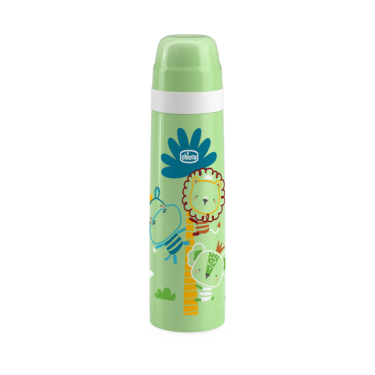 תרמוס / בקבוק נירוסטה צ'יקו 500 מ"ל ירוק לבן | Chicco Thermal Bottle 500ML White Green
