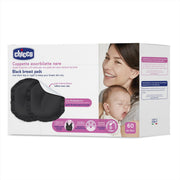 רפידות הנקה אנטי בקטריאלי צ'יקו 60 יח' שחור | Breast Pads Chicco 60 Pcs Black