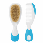 מסרק ומברשת צ'יקו כחול ולבן | Chicco Brush and Comb Blue&White