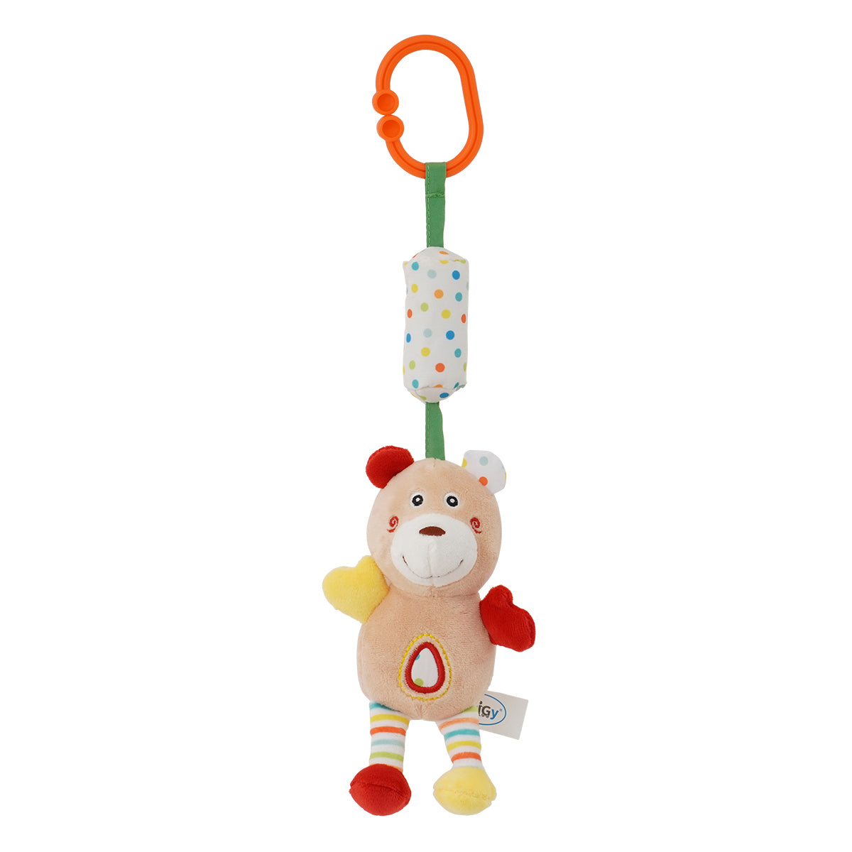 רעשן נתלה לתינוק טוויגי אריה שמנת | ™Twigy Rattle On Lion Cream