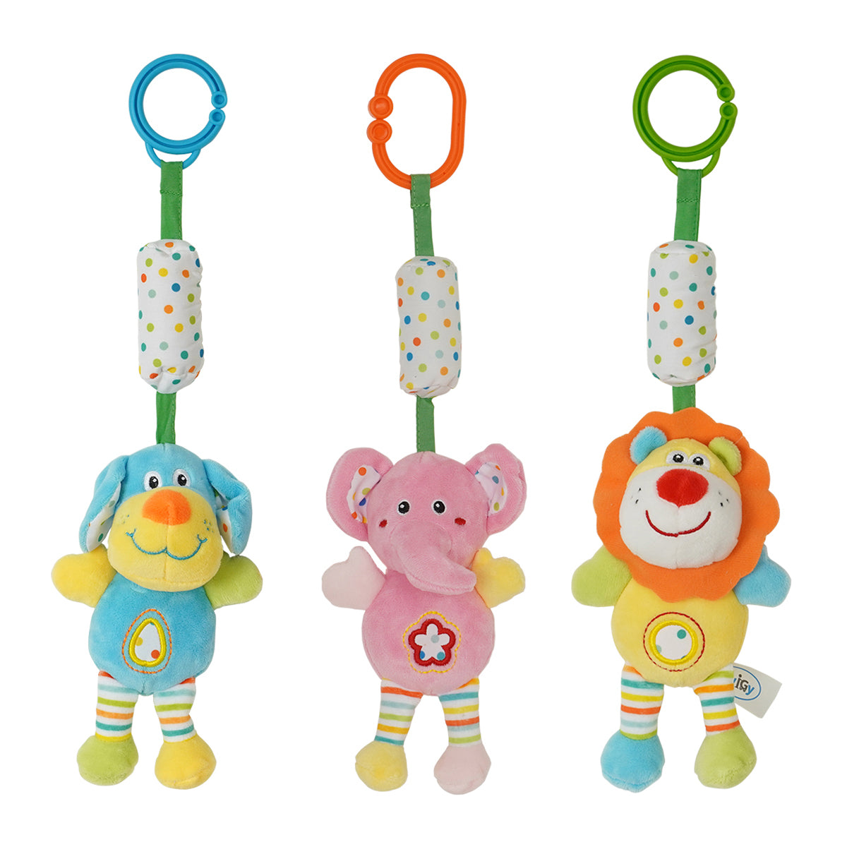 רעשן נתלה לתינוק טוויגי אריה שמנת | ™Twigy Rattle On Lion Cream