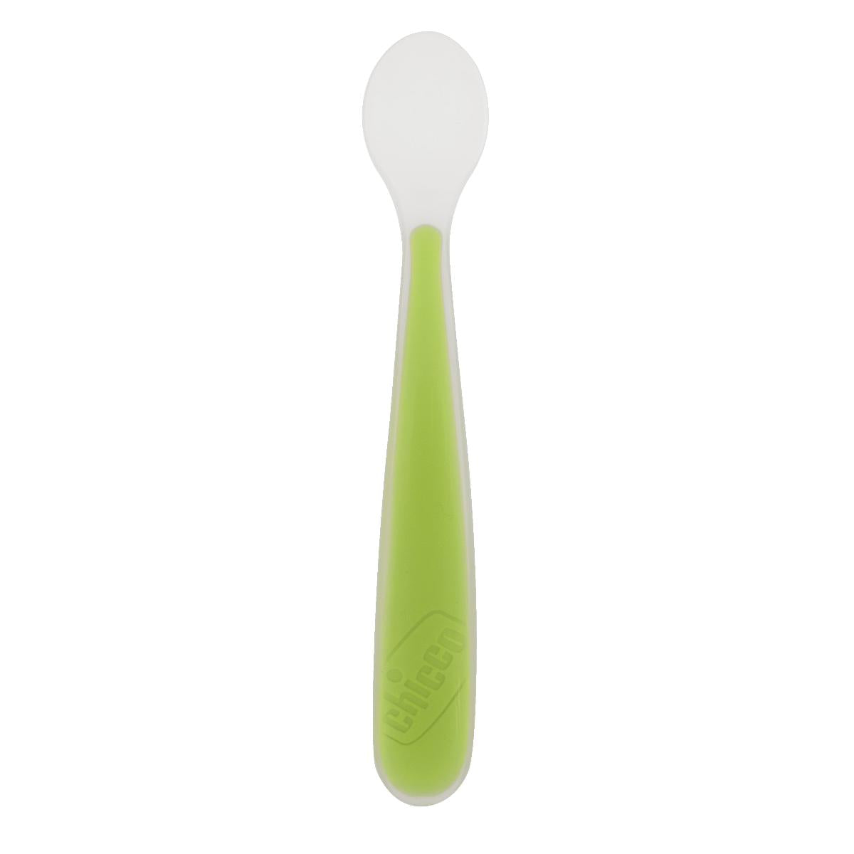 כפית סיליקון רכה צ'יקו ירוק | Chicco Soft Silicone Spoon Green
