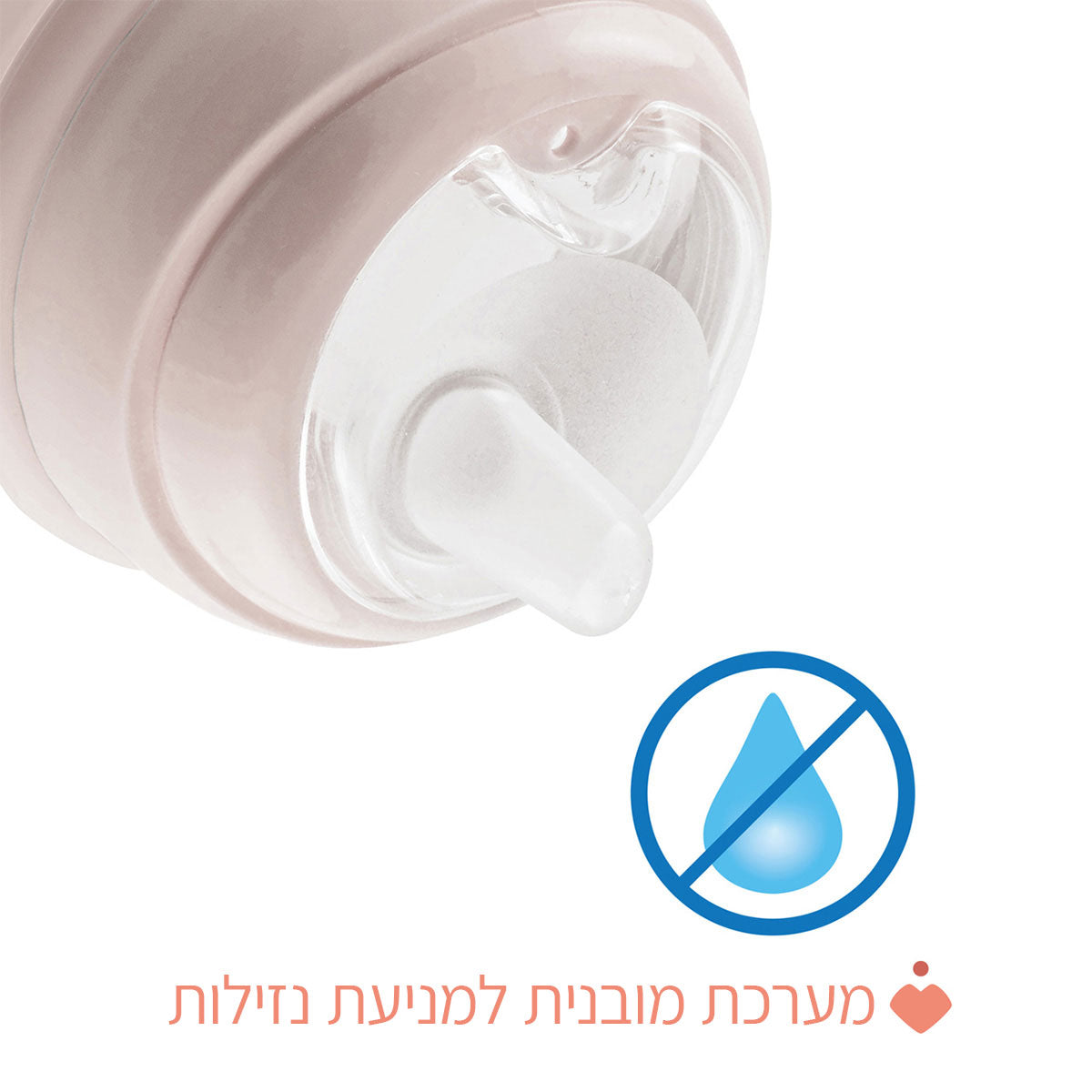 כוס אימון עם ידיות אחיזה צ'יקו טרנזישן 4+ בצבע ורוד | Chicco Transition Cup 4M+