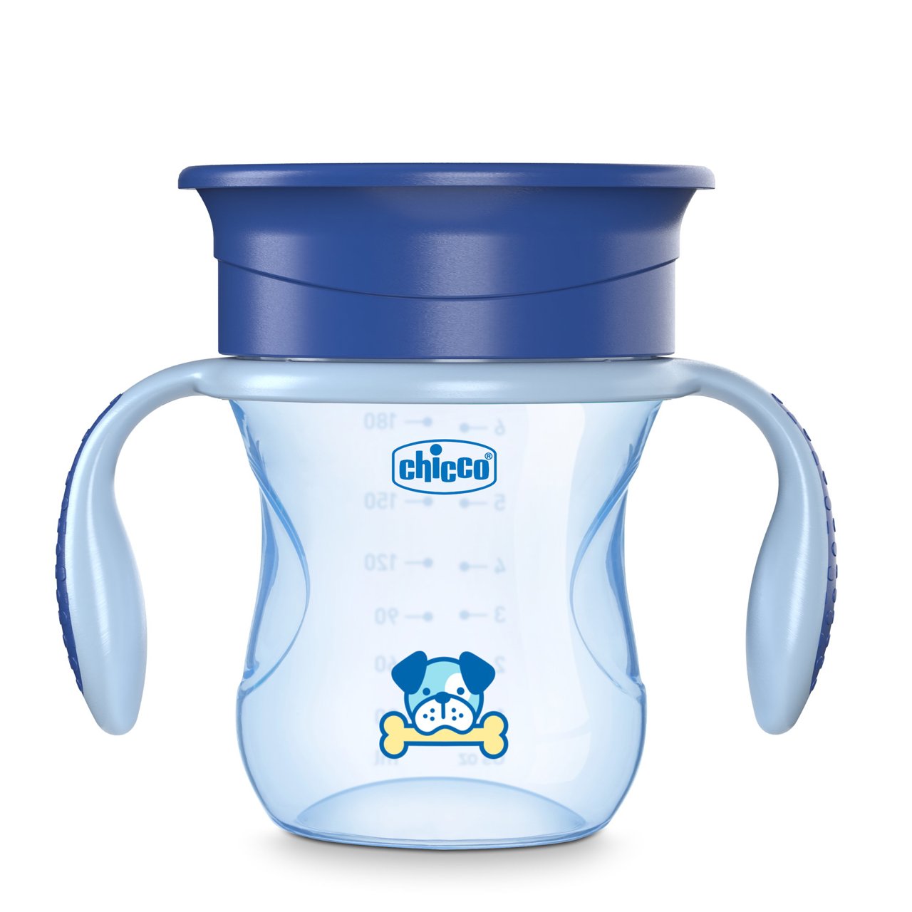 כוס אימון צ'יקו 360 פרפקט כחול כלב  | Chicco Perfect cup +12M Blue Dog