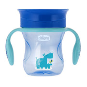 כוס אימון צ'יקו 360 פרפקט כחול היפופוטם  | Chicco Perfect cup +12M Blue Hippo