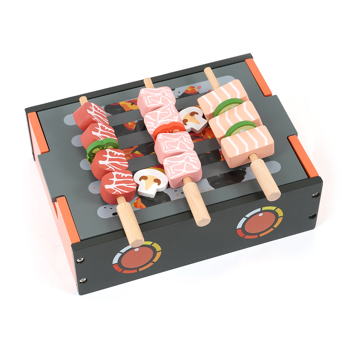 סט ברביקיו מעץ דייניז  ‏‏‏‏ | Dainy's Wooden Barbecue Set