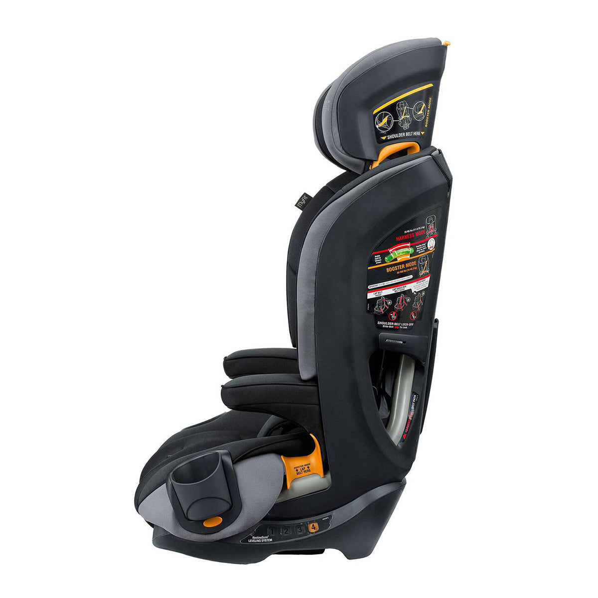 כיסא בטיחות צ'יקו מיי פיט שחור/אפור בהיר | Chicco MyFit™ Iron