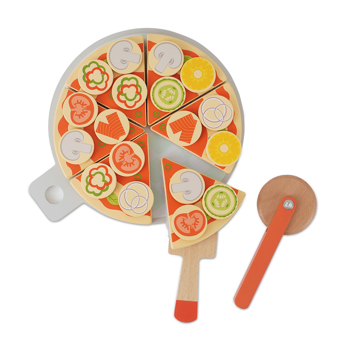 סט פיצה מעץ דייניז | Dainy's Wooden Pizza Set