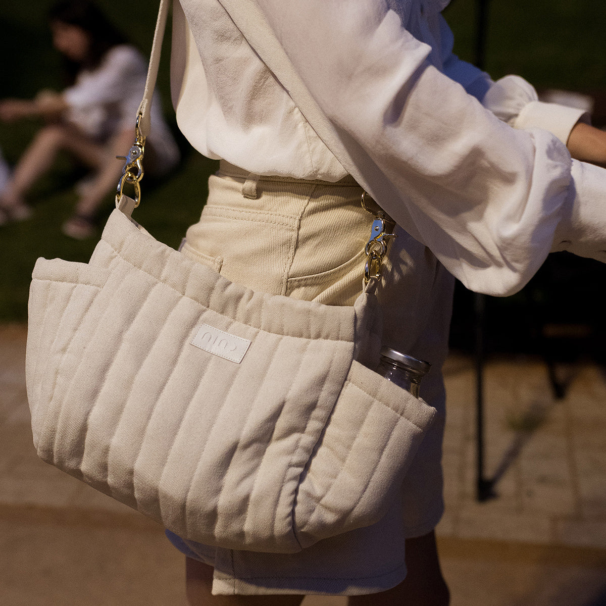 ארגונית לעגלה נינו שחור רקמה | Nino  Black Embroidery