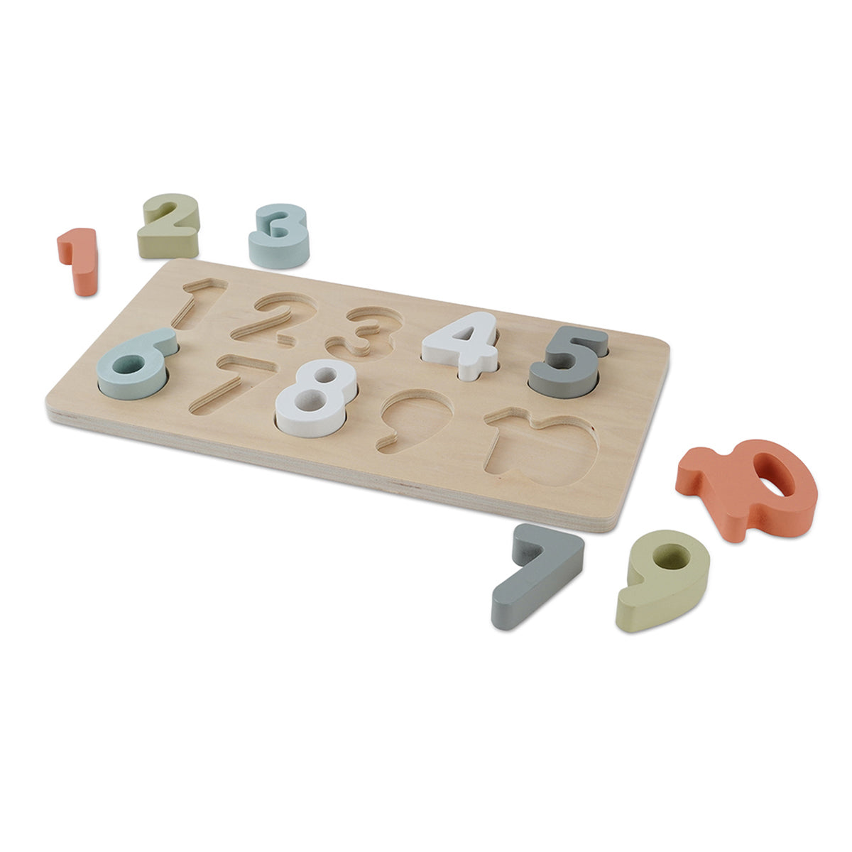 פאזל מספרים מעץ דייניז | Dainy's Wooden Number Puzzle