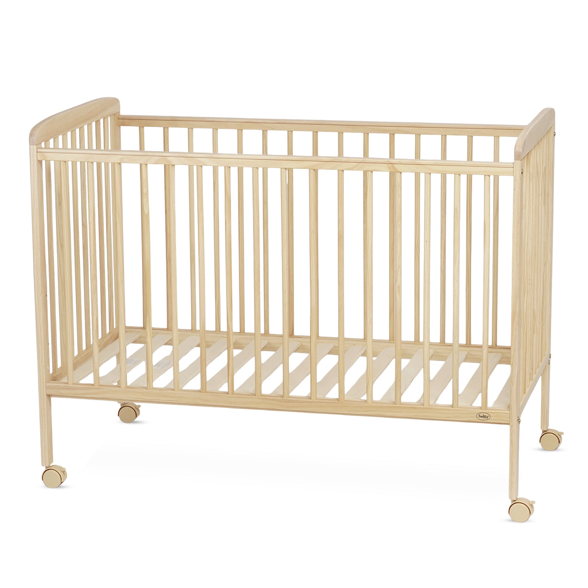 מיטה לתינוק טוויגי סטארלייט 60×120 ס"מ עץ טבעי | Twigy Starlight™ Natural Wood