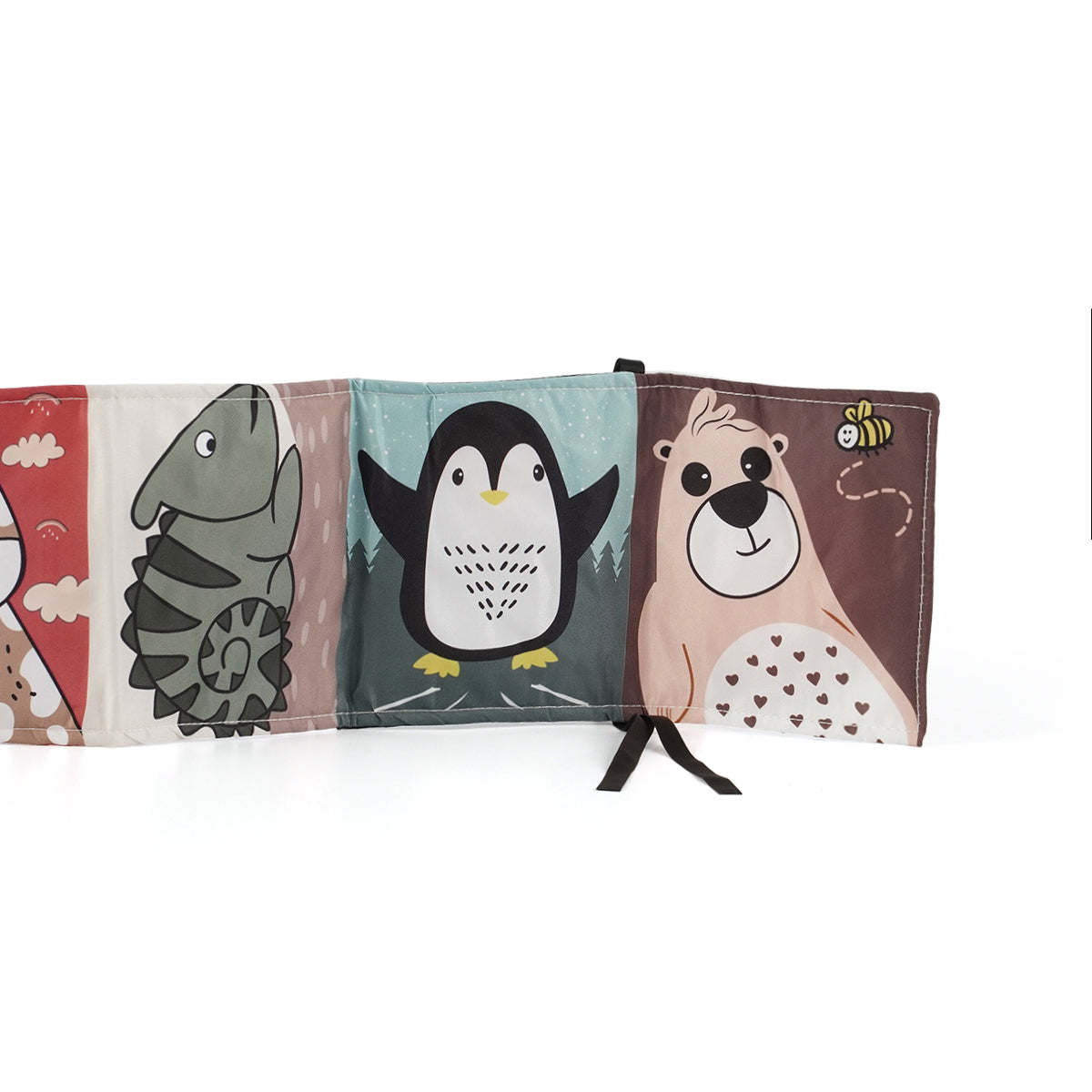 ספרון בד לתינוק טוויגי שחור/אדום | Twigy Baby Cloth Book black/red