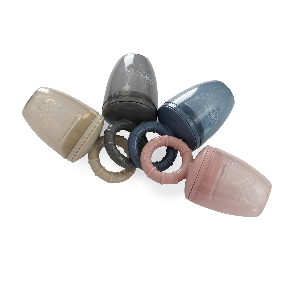טעימון סיליקון לתינוק טוויגי שמנת | Twigy Silicone Fruit Feeder Beige