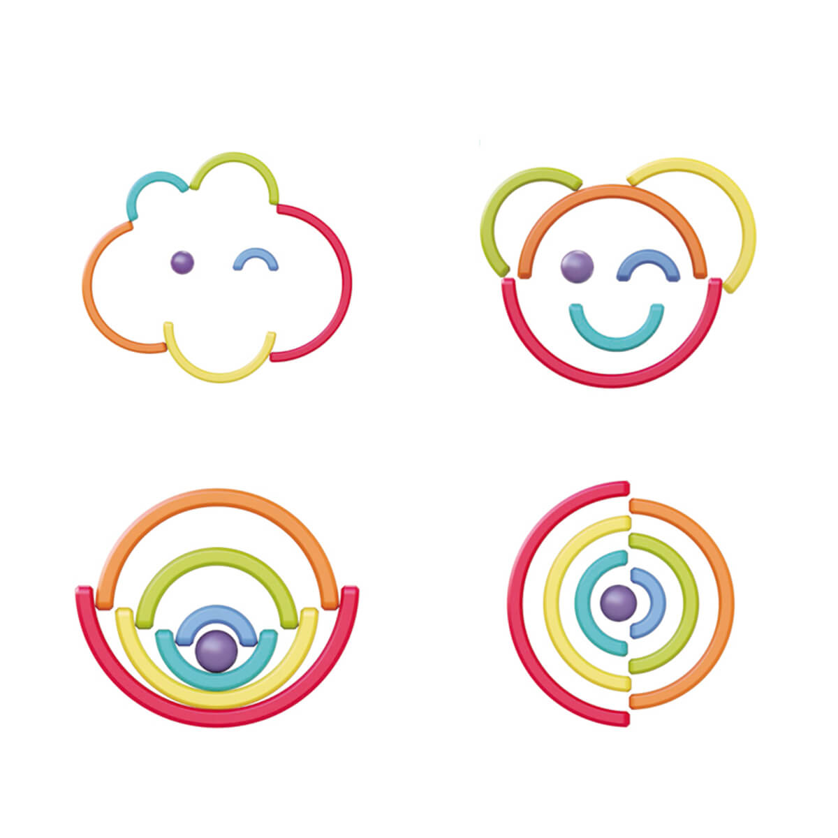 קשת זיקית הולה טויס | Hola Toys Rainbow Chameleon
