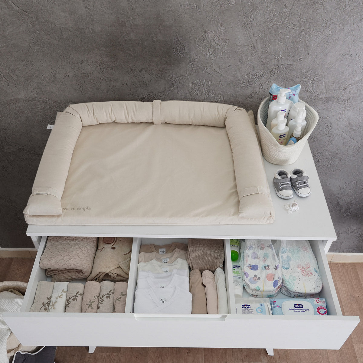 שידת אחסנה דייניז קלואי 100 ס"מ לבן קלאסי | Dainy's Chloie™ Dresser Classic White