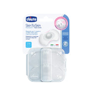 זוג מגני פיטמה מסיליקון צ'יקו S\M | SkinToSkin Chicco Nipple Shield