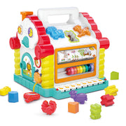 בית פעילות עם קוביות ומיון צורות הולה טויס | Hola Toys Activity House Shape Sorter