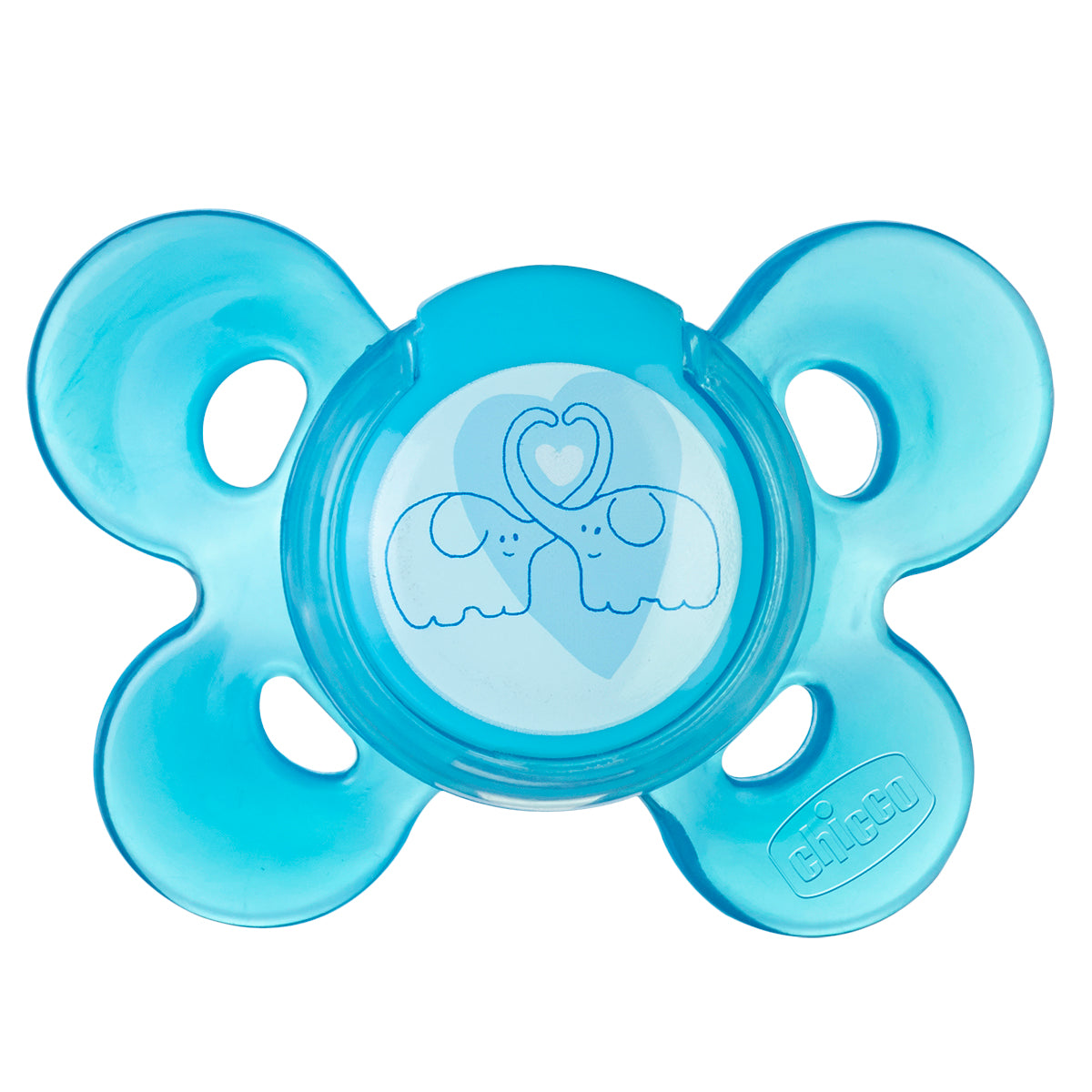 6-12 מוצץ סיליקון כחול | Chicco Silicone Physio Comfort Blue