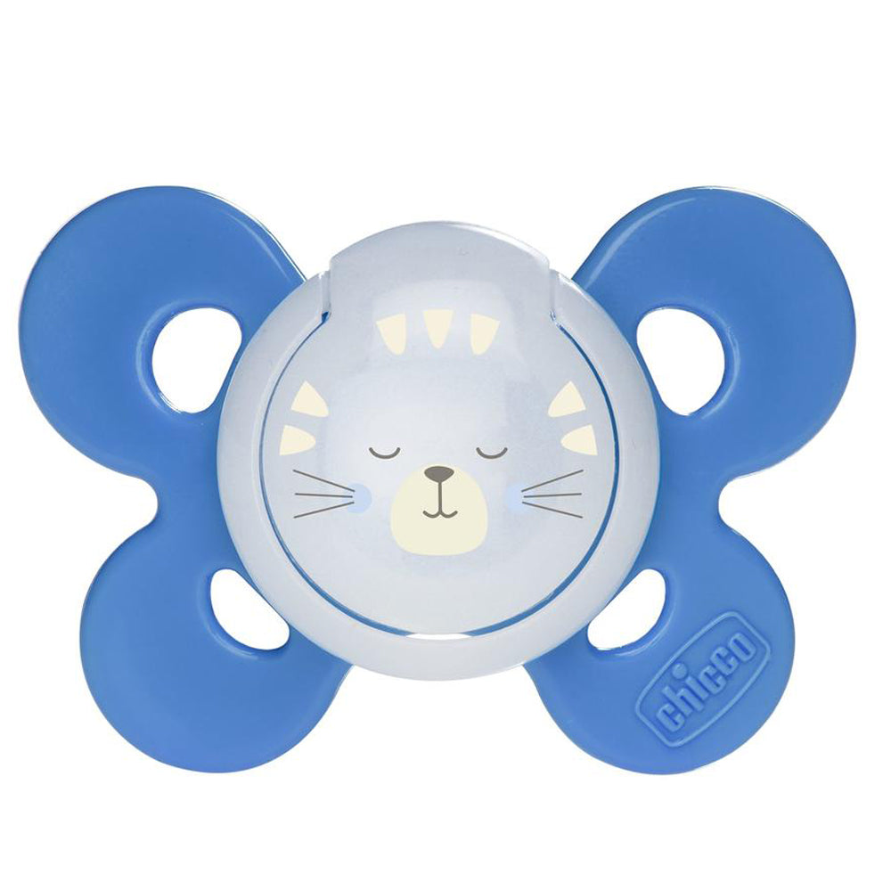 מוצץ סיליקון 16-36M צ'יקו קומפורט כחול | Chicco Silicone Physio Comfort Blue