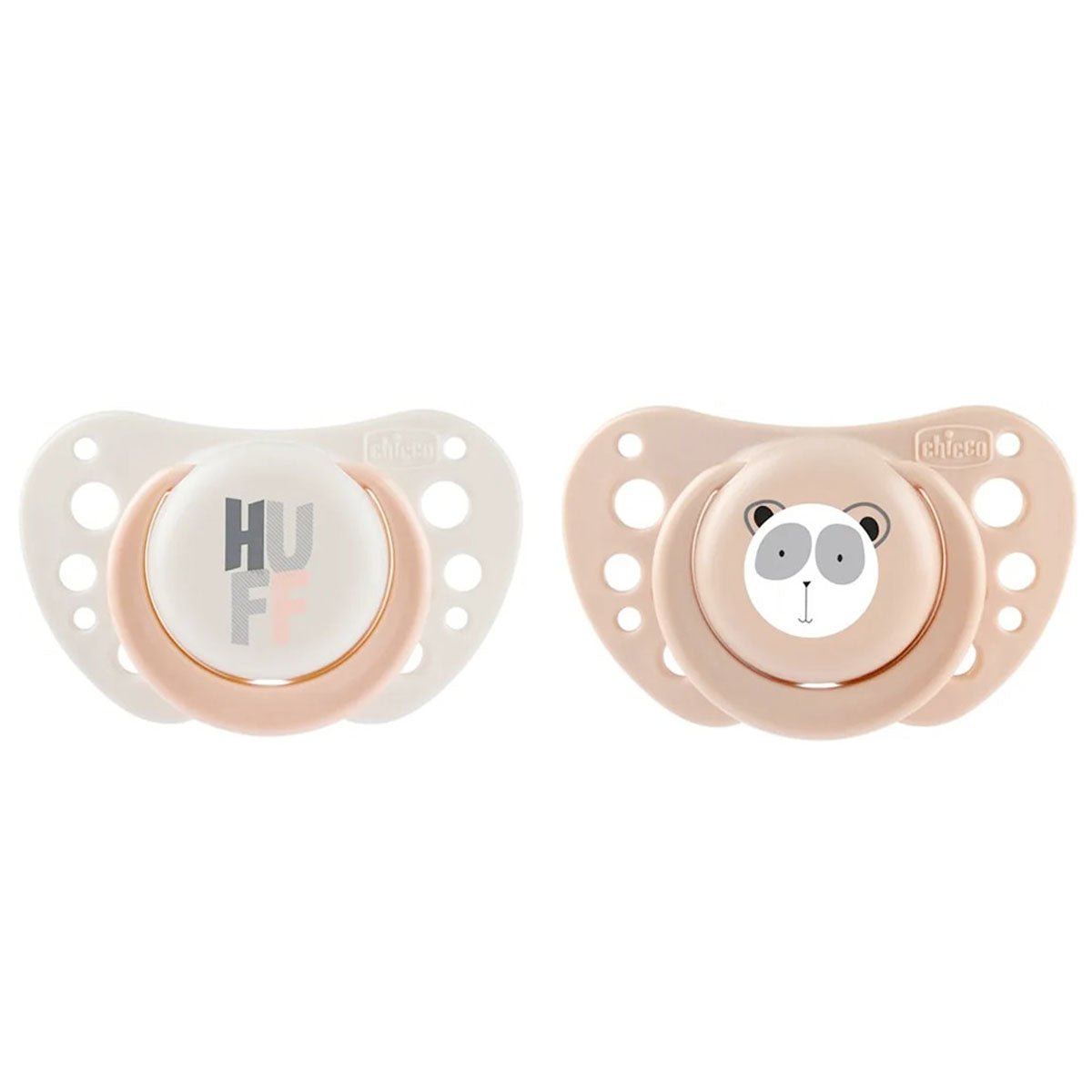 זוג מוצצי סיליקון צ'יקו 2-6 פיזיו אייר ורוד | Chicco PhysioForma Air Pink