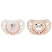 זוג מוצצי סיליקון צ'יקו 2-6 פיזיו אייר ורוד | Chicco PhysioForma Air Pink