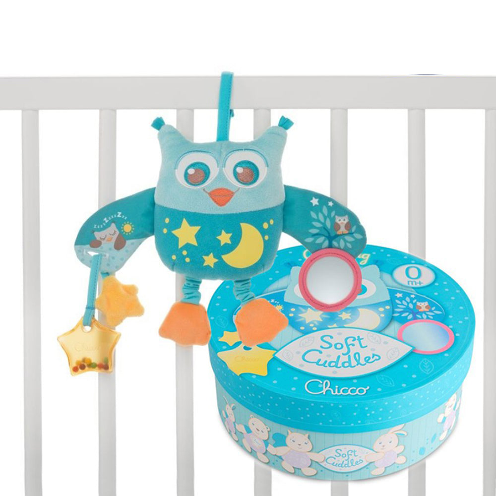 לוח צעצוע צ'יקו ינשוף נתלה כחול | Chicco Toy Owl Panel Blue
