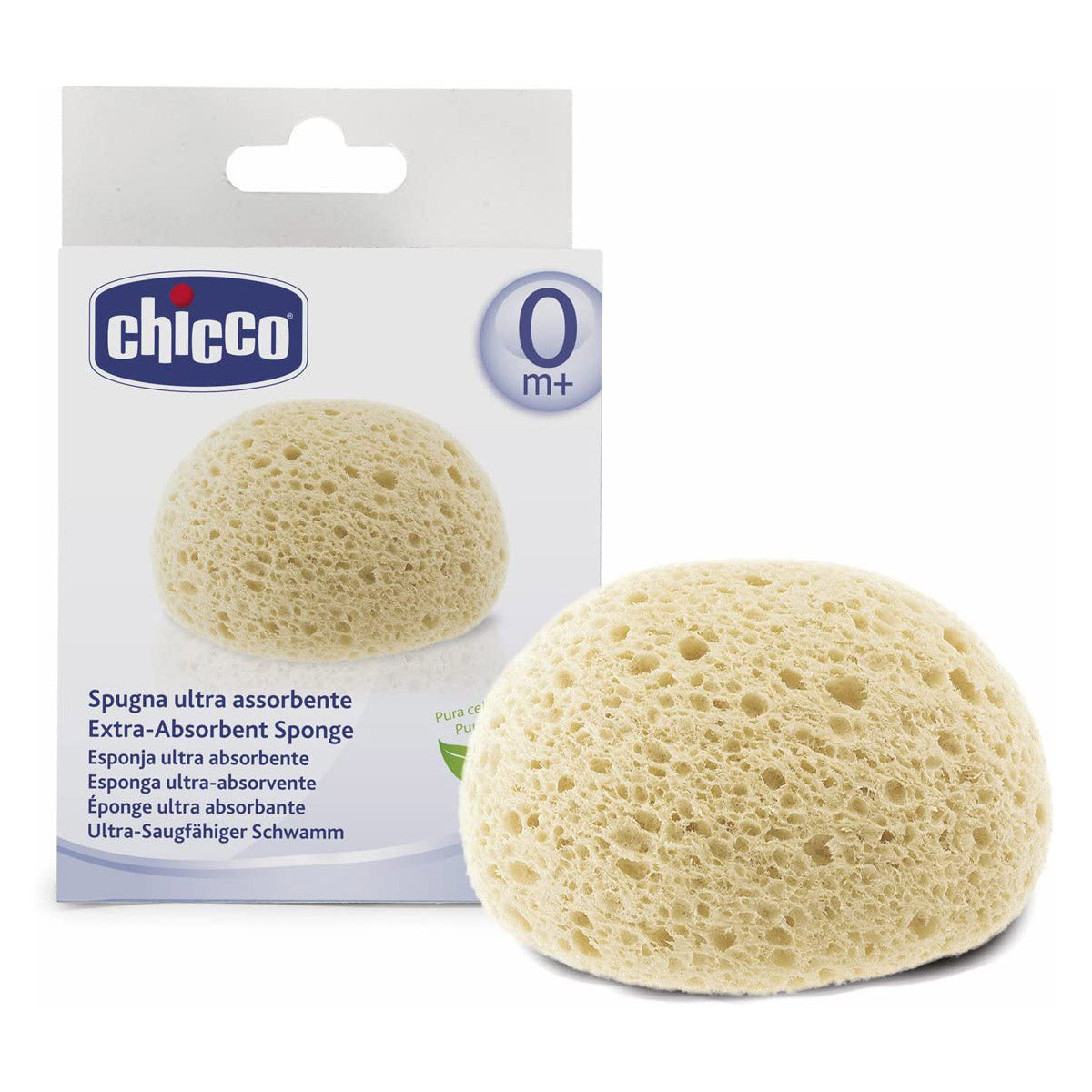 ספוג רחצה צ'יקו צהוב | Chicco Safe Hygiene Extra Absorbent Sponge Tender Touch