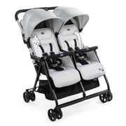 עגלת תאומים צ'יקו הוללה אפור | Chicco Ohlala Twin Silver Cat