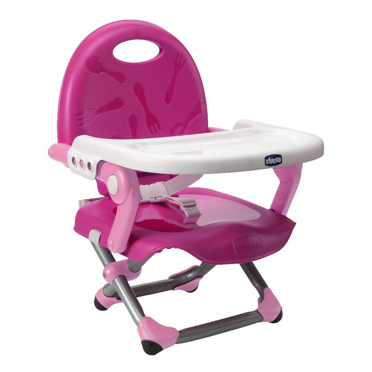 מושב הגבהה צ'יקו פוקט סנק ורוד | Chicco Pocket Snack Pink