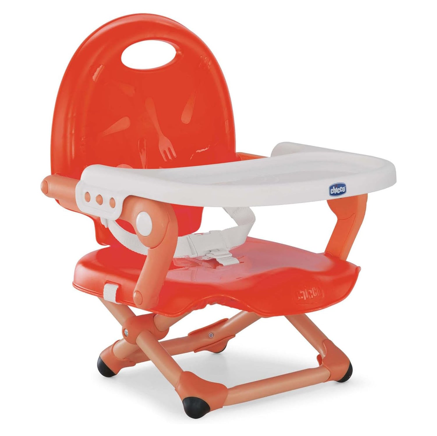 מושב הגבהה צ'יקו פוקט סנק אדום | Chicco Pocket Snack Poppy Red