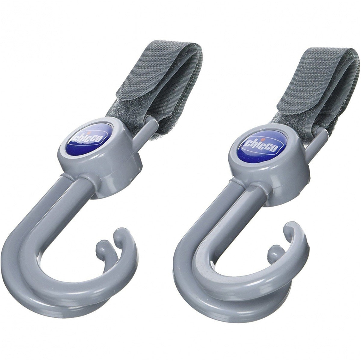 זוג מתלים לעגלה צ'יקו אפור | Chicco Universal Double Hook for Strollers Grey
