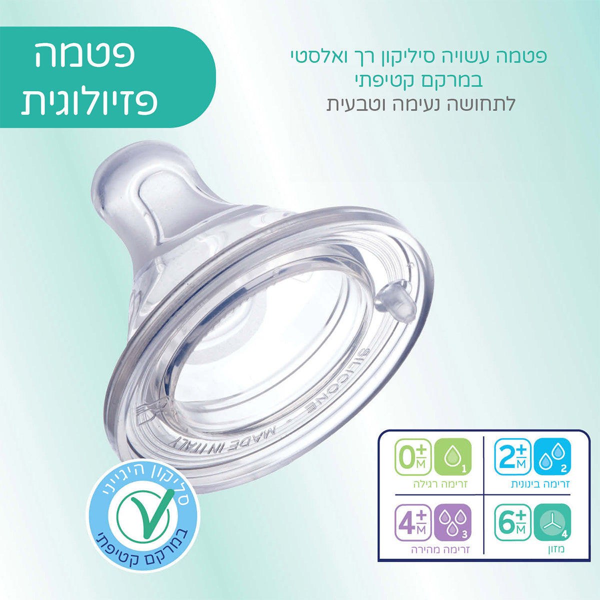 בקבוק פרפקט 5 כחול 150 מ"ל  0M+ | Chicco Perfect 5 Blue