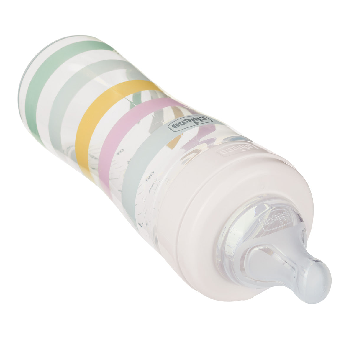 בקבוק וולביאינג צ'יקו לבן 250 מ"ל 2M+ | Chicco Well Being Feeding Bottle White