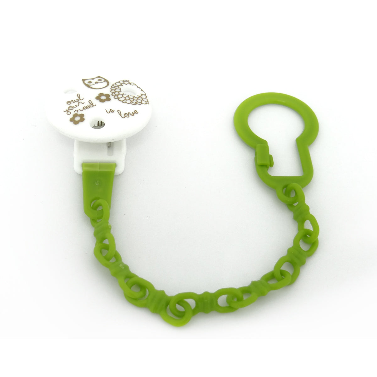 סט בקבוק + מוצץ + מחזיק מוצץ ירוק טוויגי | Twigy  Feeding Bottle + Soother + Soother Clip Set Green
