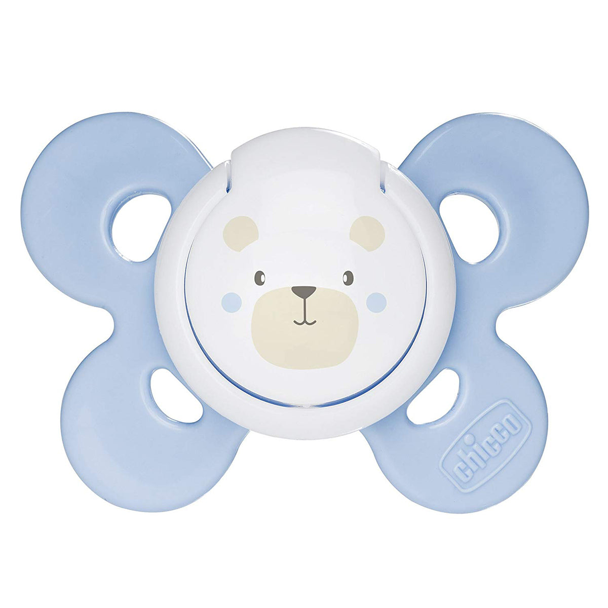 מוצץ סיליקון 0-6M צ'יקו קומפורט כחול אפור | Chicco Silicone Physio Comfort Blue Gray