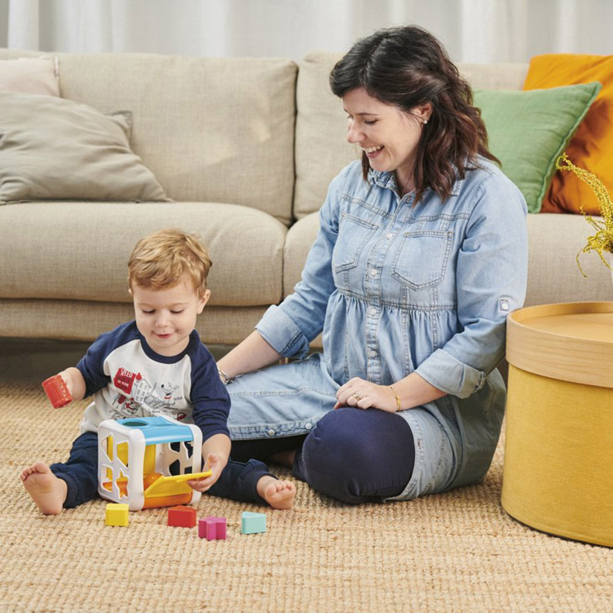 קוביית משחק 2 ב- 1 צ'יקו | Chicco Toy 2IN1 Sort And Beat Cube